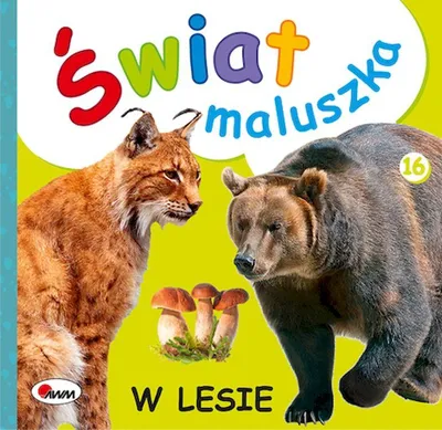 Zdjęcie produktu dla AWM W lesie. Świat maluszka - książeczka harmonijka kartonowa dla niemowląt