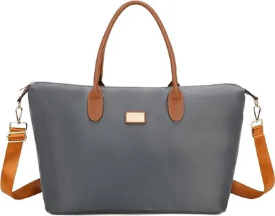 Produktbild von Gallantry Damen Schultertasche - Trendige Handtasche für Freizeit, Sport und Einkäufe - D. Grau