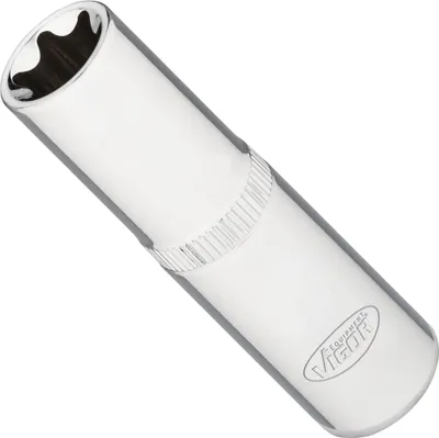 Produktbild von Vigor V7014-18, Steckschlüsselbuchse, Edelstahl, 1 Kopf/Köpfe, 3/8", Metrisch, 18 mm