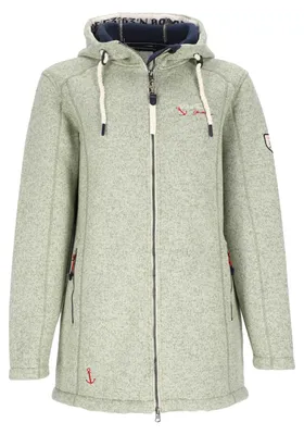 Produktbild von Dry Fashion Damen Wollfleece-Mantel Amsterdam - Mantel in Mint, Größe 46