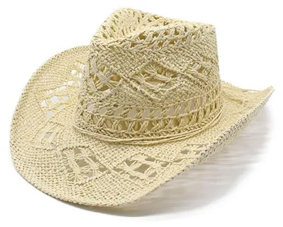 Zdjęcie produktu dla Kapelusz typu "cowboy" ze słomy z motywem kwaczącej kaczki
