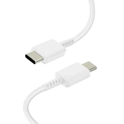 Produktbild von USB-C / USB-C 60W Lade- und Synchronisationskabel 1m Original Samsung – Weiß