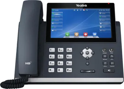 Image de Téléphone IP Yealink SIP-T48U Wi-Fi PoE noir