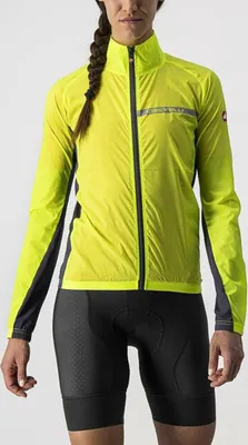 Produktbild von CASTELLI Winddichte Fahrradjacke - SQUADRA STRECH LADY - Gelb XS