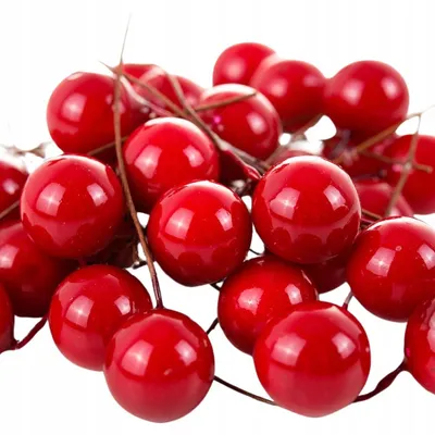 Produktbild von Rote Dekokugeln auf Draht, 14mm, 12 Stück