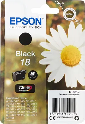 Produktbild von Original Tinte T1801 für EPSON Expression Home XP schwarz