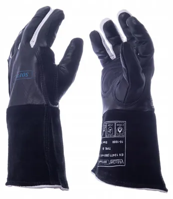 Produktbild von Weldas SOFTouch W10-1050 Leder Schweißerhandschuhe Größe L