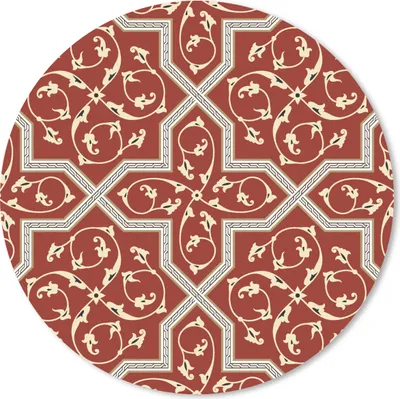Produktbild von MuchoWow® Mauspad Mousepad Muster - Rot - Sterne 40x40 cm - Mousepads - Maus Mat - Pad - Mausunterlage - Schreibtisch Accessoires