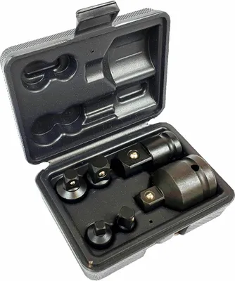 Productafbeelding van Set van 6 stuks reductiekoppelingen / Zilverkleurig