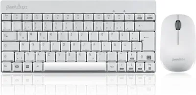 Zdjęcie produktu dla Perixx PERIDUO-712WDE Radio Keyboard and mouse set German, QWERTZ White