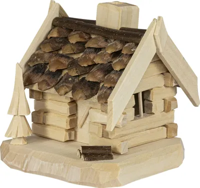 Productafbeelding van Rookhuisje, rookhut. Afmetingen: 8,5 x 9,5 x 9 cm. Nieuw