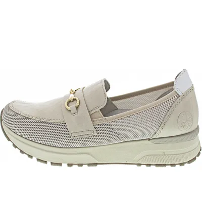 Produktbild von Rieker Damen Slipper in Beige, Größe 42