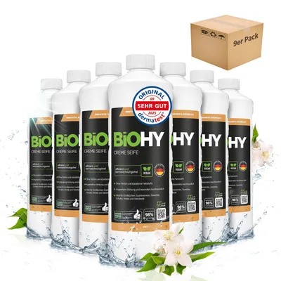 Productafbeelding van BiOHY Crème Zeep, 100% vegan, inhoud: verpakking met 9 stuks