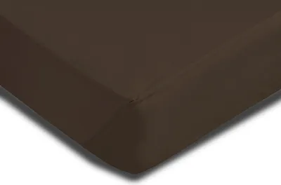 Produktbild von Microfaser Spannbettlaken Spannbetttuch Bettlaken Betttuch mit Rundumgummi, Größe:140 x 200 cm - 160x200 cm, Farbe:Braun