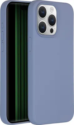 Zdjęcie produktu dla Accezz Liquid Silicone Backcover dla Apple iPhone 15 Pro Max - Lavender Grey
