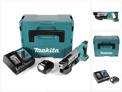 Zdjęcie produktu dla Makita DFR 550 RT1J wkrętarka akumulatorowa 18V 25-55mm + 1x akumulator 5.0Ah + ładowarka + Makpac
