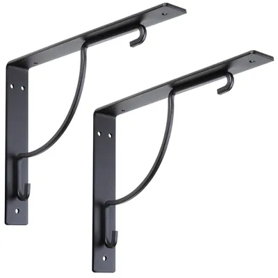 Produktbild von SOTECH Regalkonsole BLACKLINE III 240 x 181 mm schwarz (2 Stück)