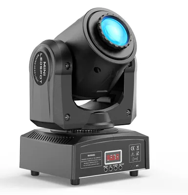 Obrázok produktu pre LED pohyblivý reflektor – ZQ02006 – 150 W RGBW – gobo – DMX512 – ovládanie zvukom – 90–240 V – zástrčka EÚ – čierny