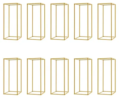 Immagine prodotto di Composizione di fiori, set da 10 pezzi, ideale per la decorazione di eventi, colore oro