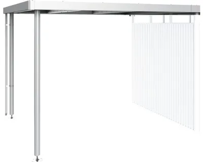 Produktbild von Biohort 83056, Gartenhaus-Vordach, Silber, Aluminium, Stahl, HighLine size H4, 2820 mm, 2750 mm