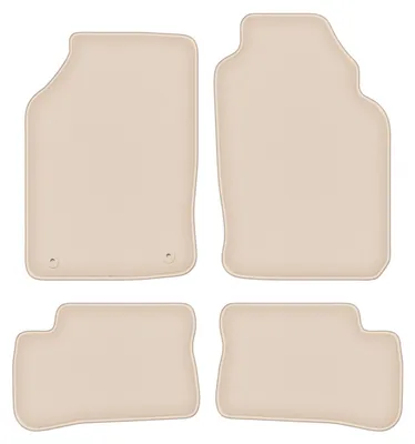 Produktbild von DURBAN Beige Velours-Fußmatten-Set für Nissan 100NX Coupé, Targa (1990-1995)