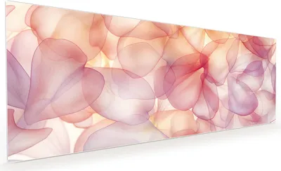 Produktbild von Küchenrückwand Spritzschutz Glas mit Motiv Zarte Blütenblätter 40 x 40 cm