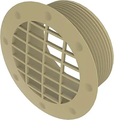 Immagine prodotto di Griglia di ventilazione per condotto dell'aria, 65 mm, beige