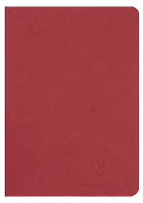 Produktbild von Clairefontaine 5x Age Bag Notizbuch A5, 48 Blatt 90g liniert Rot 733162C