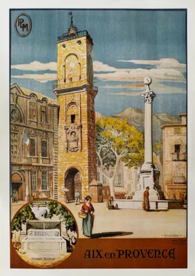 Productafbeelding van Aix-en-Provence - Poster/affiche, 50x70 cm