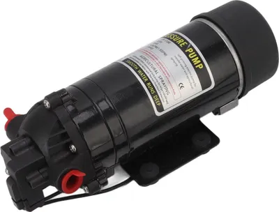 Image de Pompe à membrane en plastique G3/8 Filet interne Pompe à eau à pression pour l'irrigation agricole EU Plug 220V