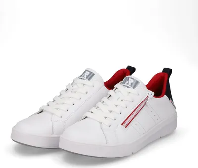 Zdjęcie produktu dla Rieker damskie buty wsuwane z zamkiem błyskawicznym i luźną miękką wkładką 41906, rozmiar:40 EU, kolor:Biały