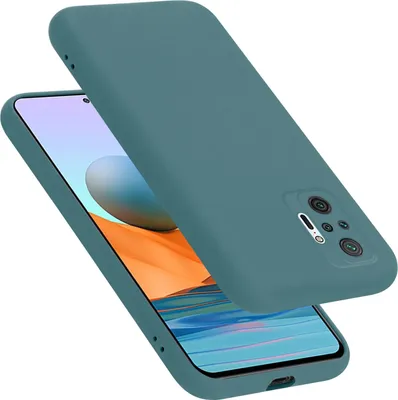 Produktbild von Cadorabo Schutzhülle für Xiaomi RedMi NOTE 10 PRO Hülle in Grün Handyhülle Case Cover TPU Etui