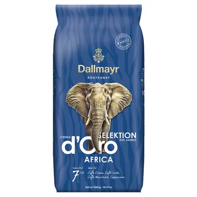 Obrázok produktu pre Dallmayr Crema d Oro Selektion des Jahres Africa ganze Bohne 1000g