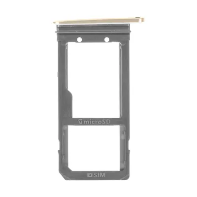 Immagine prodotto di Clappio, supporto per schede SIM e Micro-SD per Samsung Galaxy S7, color oro