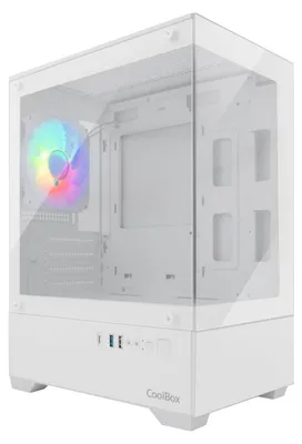 Image de Coolbox Gm200 Vision Lite Boîtier tour PC blanc blanc One Size