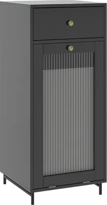 Obrázek produktu pro Midi skříňka Vicco Malte Šedá 40 x 96 cm se zásuvkou, Model 54260