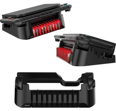 Produktbild von Horizontaler Standfuß YAXO Mikmak für Nintendo Switch / Switch 2, Schwarz