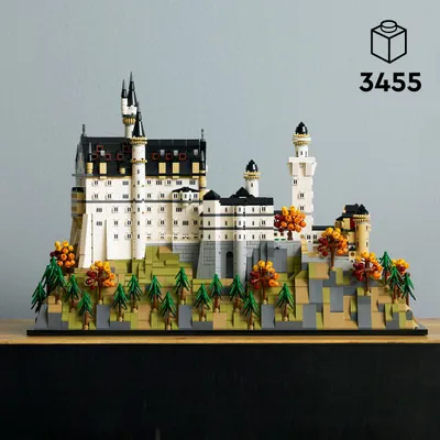 Produktbild von LEGO Architecture Schloss Neuschwanstein - Kreatives Bastelset und Konstruktionsspielzeug - Spielzeug für Männer und Frauen - Dekoration zum Bauen - Modellbau und Geschenk für Erwachsene - 21063