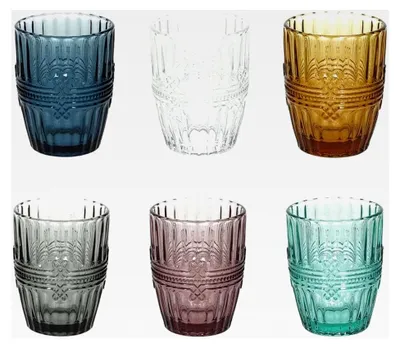 Produktbild von Ionico Trinkgläser, 280 cc, Glas, mehrfarbig, 6 Stück