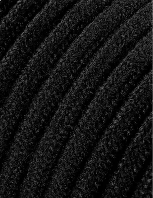 Image de Câble Tubulaire 2x0,75mm Noir Cordon électrique Flexible Noir 2x0,75mm2 - Edm