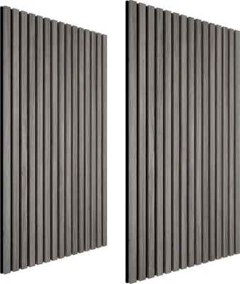 Produktbild von tectake® Akustikpaneele Sonic Wall Holzoptik in Eiche hellgrau je 60 x 120 x 2,1 cm, Größe flexibel anpassbar