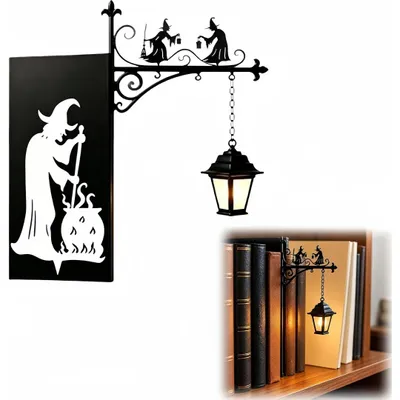 Produktbild von Vintage Bücherregallampe, Wiederaufladbare Kabellose Dekorative Buchstütze Nachtlichter für Bücherregal, Wohnzimmer, Leseecke