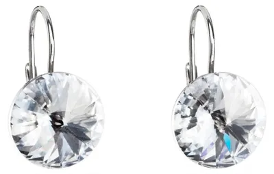Produktbild von Silberne Ohrringe mit Swarovski-Kristallen 31106.1