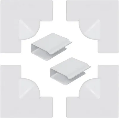 Productafbeelding van Geluidsisolatiemateriaal voor zelfgemaakte geluidsisolatiesystemen - Hoekstukken en luchtdichte klemmen