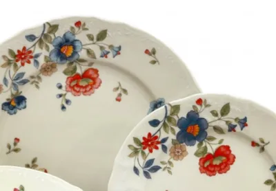 Obrázok produktu pre Thun 1794 Bernadotte, súprava na tortu, slonovina, kvety, Thun, 7 d.