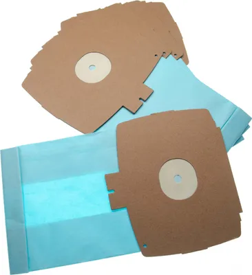 Produktbild von vhbw 5x Staubbeutel Ersatz für Menalux 1202 ( CT 09 ) für Staubsauger - 26,1cm x 15,05cm Hellblau