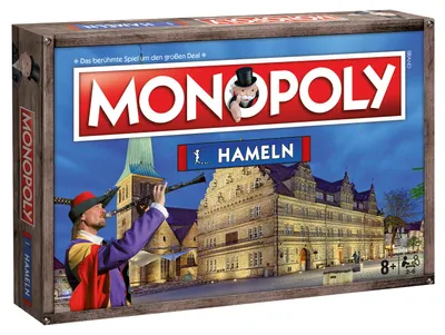 Produktbild von Monopoly Hameln Stadt City Edition Gesellschaftsspiel Brettspiel Spiel