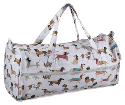 Immagine prodotto di Borsa per il trasporto di animali domestici, motivo: salsiccia e cane