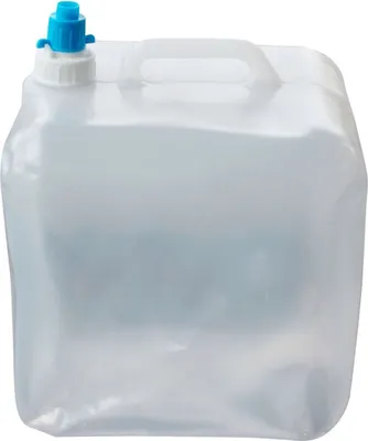 Produktbild von Wasserkanister faltbar, 15 L (transparent, mit Drehverschluss)