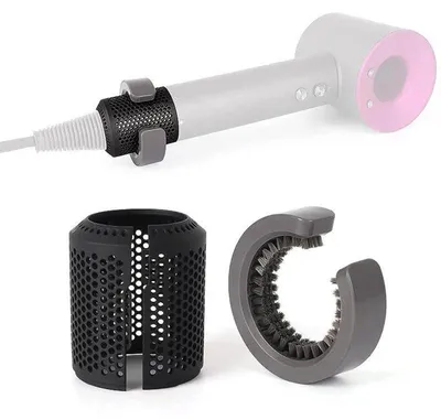 Immagine prodotto di INF Filtro di Ricambio Compatibile con Asciugacapelli Dyson + Spazzola Nero